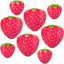 Faroles fresa colgantes 8 y 12pulg decoración fiesta rojo