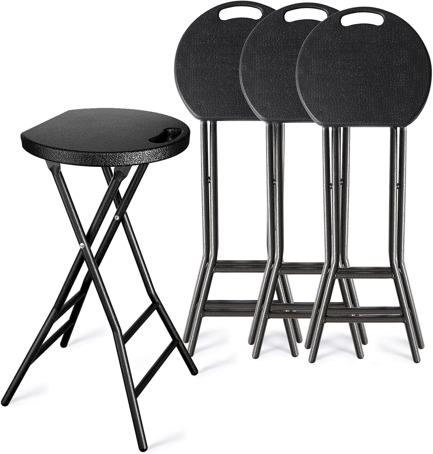 Taburetes plegables 24pulg para cocina hogar campamento