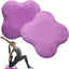 Juego 2 almohadillas rodilla yoga espuma gruesa para mujer y hombre