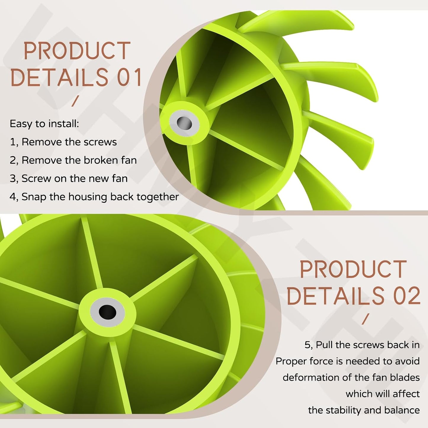 2 Ventiladores Homelite Ryobi 18V Inalámbrico P2108