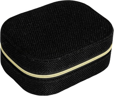 Caja organizadora joyas tela color negro