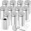 Tornillos separación letreros 1x2pulg soportes pared kit acrílico