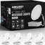 Luces empotrables LED 4" pack 4 regulables CCT