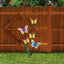 Decoración mariposa metal 28pulg para pared y patio