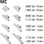 Kit peso rueda MC-M80 80pcs gris 0.25-2.5oz