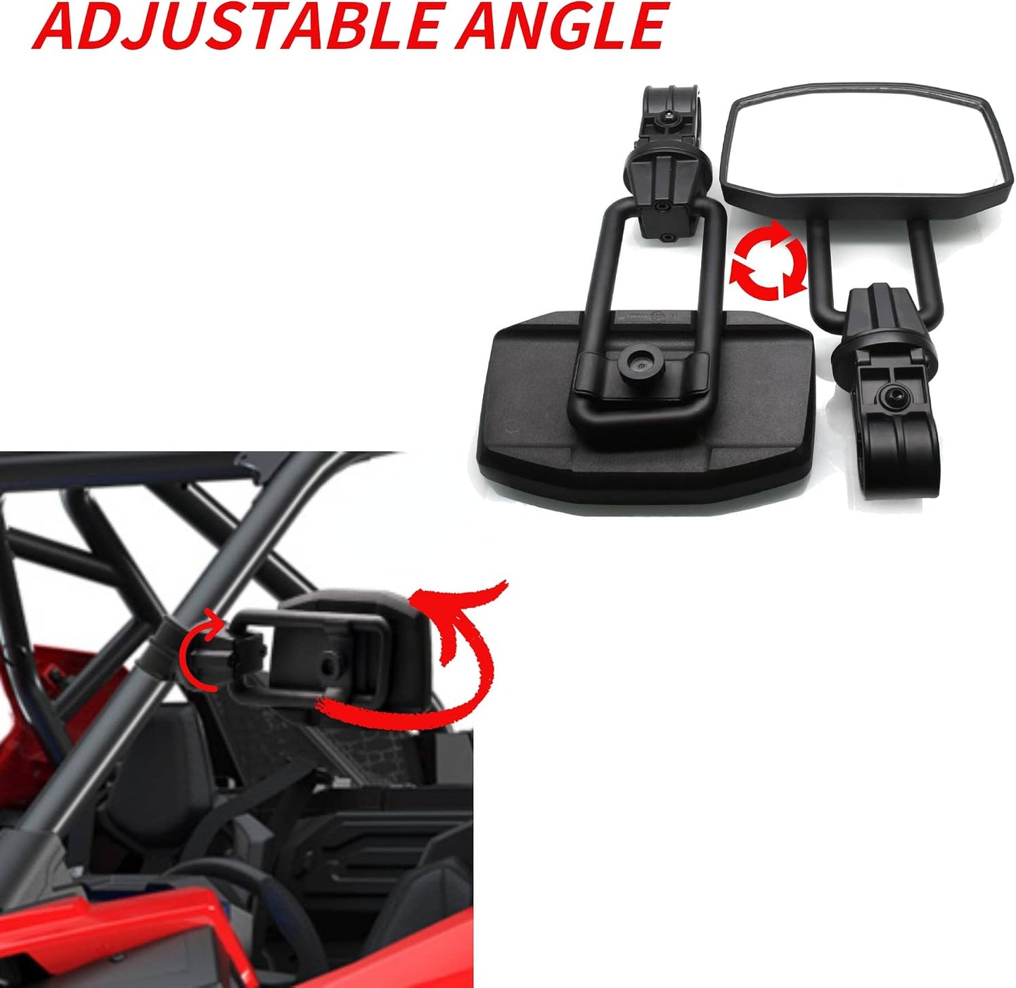 Espejos laterales UTV ajustables comp RZR Ranger Gator