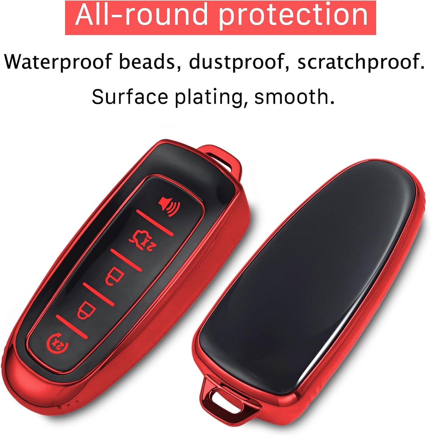 Funda llavero Ford TPU suave 5 botones comp C-Max Edge