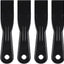 4 Pzas Espátula Plástico ABS 1.5pulg Parche Yeso Negro