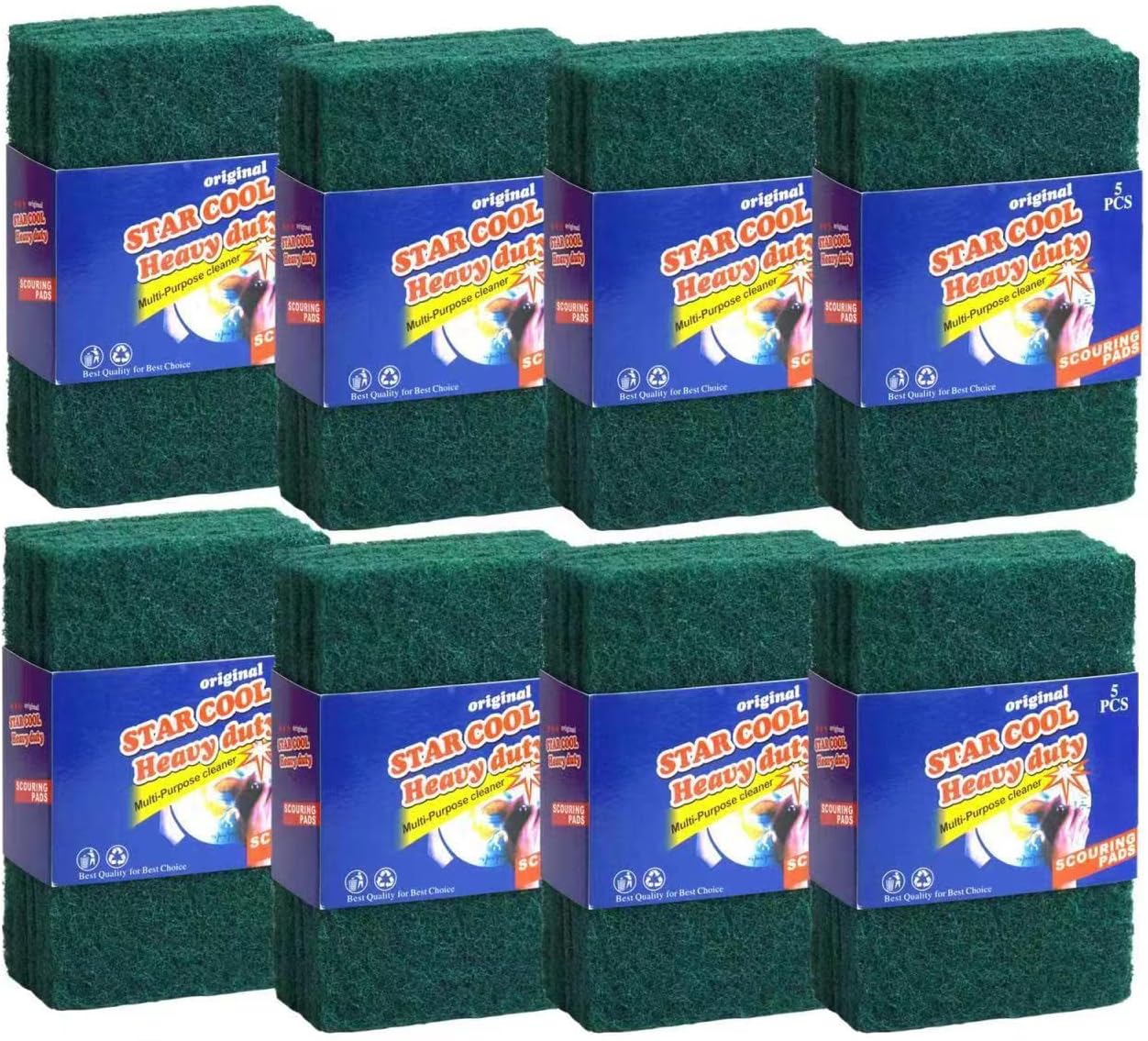 Esponja doble cara para lavar platos cocina fregadero 40uds