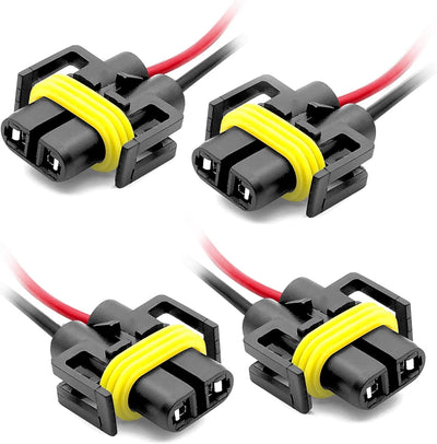 4 Adaptadores H11 H9 H8 880 881 Hembra Repuesto Faros