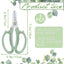 Tijeras florales acero inox 3 pzas para jardín y frutas