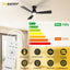 Ventilador techo bajo 42" con luz 3CCT control remoto