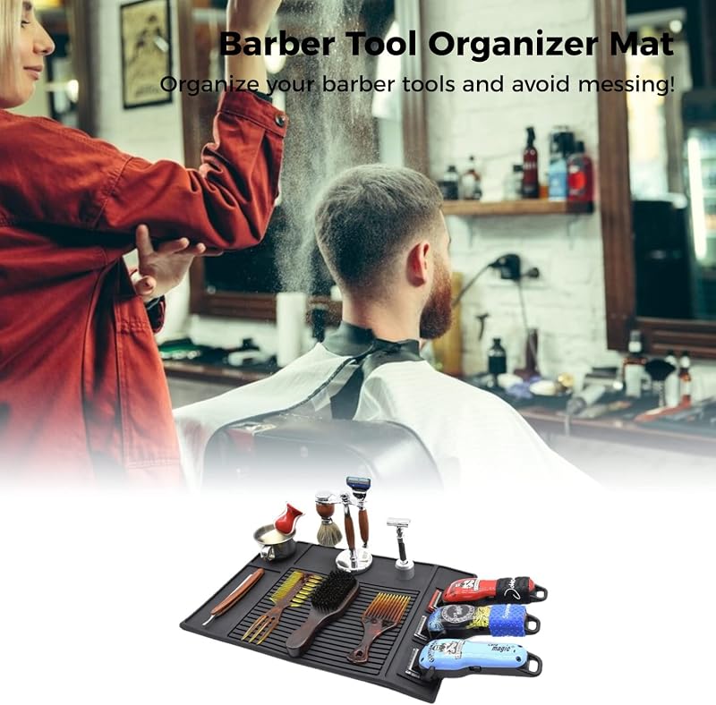 Tapete magnético silicona peluquería antiderrap