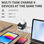 Adaptador USB-C y 2 USB-A salida CA mundial negro
