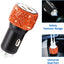 Set 15 accesorios auto naranja brillante para mujer y niña