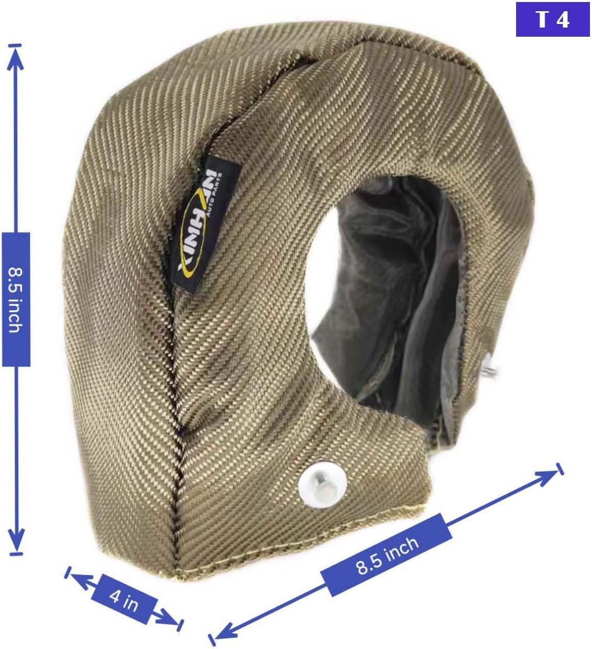Protección térmica malla acero inox T4 con muelles