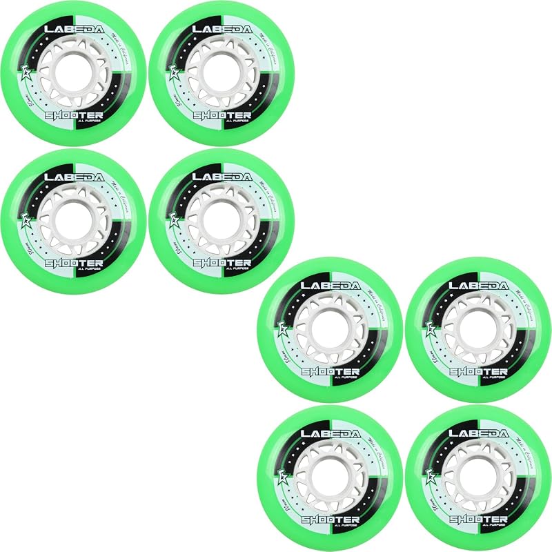 Ruedas Inline Roller Hockey Shooter 8 Pzas 3.150"