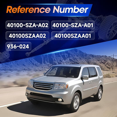 Conjunto eje trasero Honda Pilot 09-15 AWD OE 40100SZAA