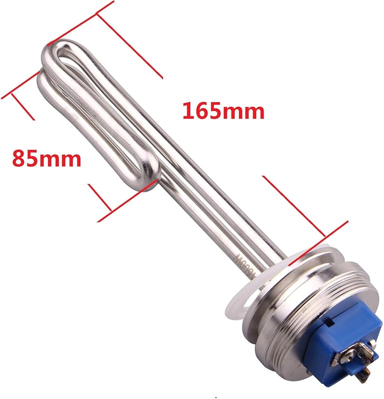 Calentador agua acero inox elemento calefactor 1.5" 1500W