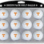 12 Pelotas Golf Reglamentarias Impresión Duradera Equipo