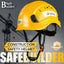 Casco seguridad construcción ABS ventilación ajustable