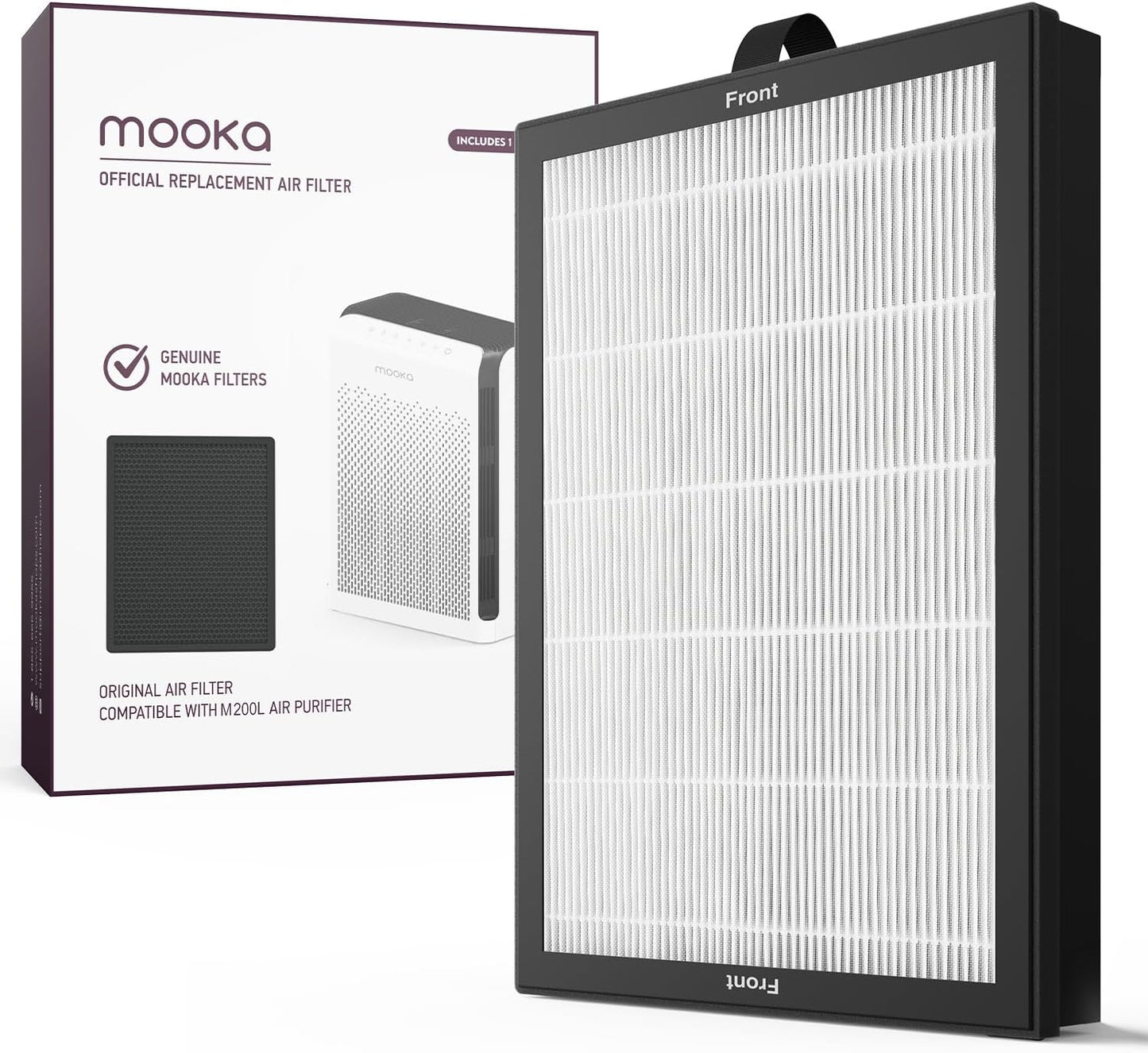 Filtro HEPA M200L para purificador aire mascotas polvo polen