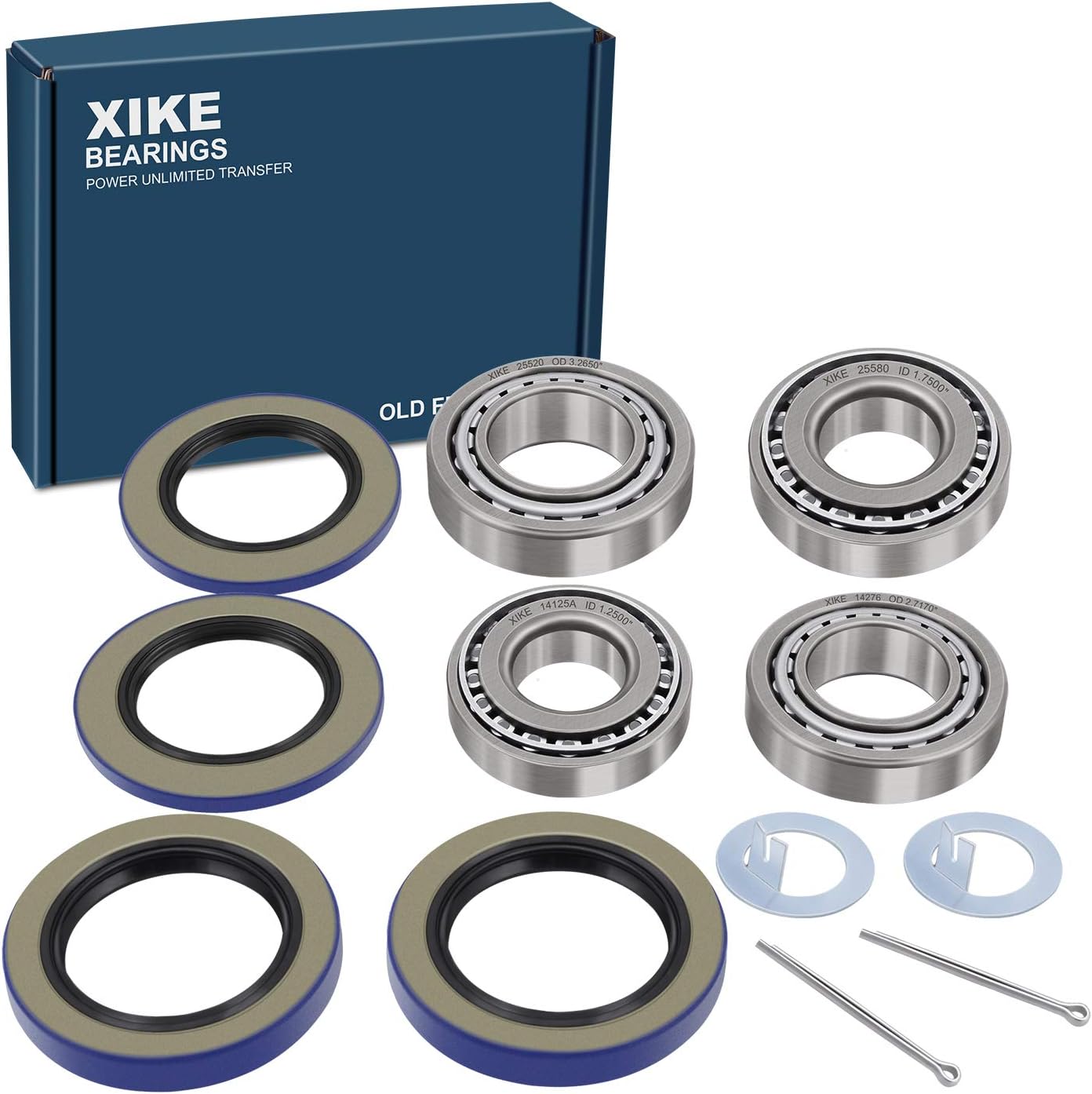 Set 2 Cubo Rueda Remolque 6000-7000lb con Rodamientos