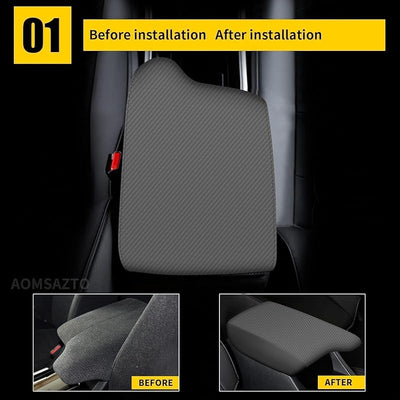 Fundas reposabrazos Honda Accord 13-17 fibra carbono