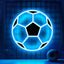 Letrero neón fútbol led regulable para dormitorio adolescentes