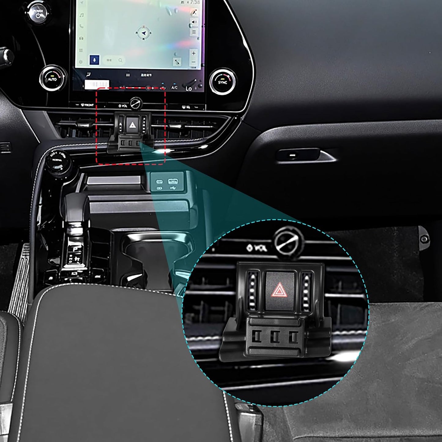 Soporte teléfono coche Lexus NX 350 22-25