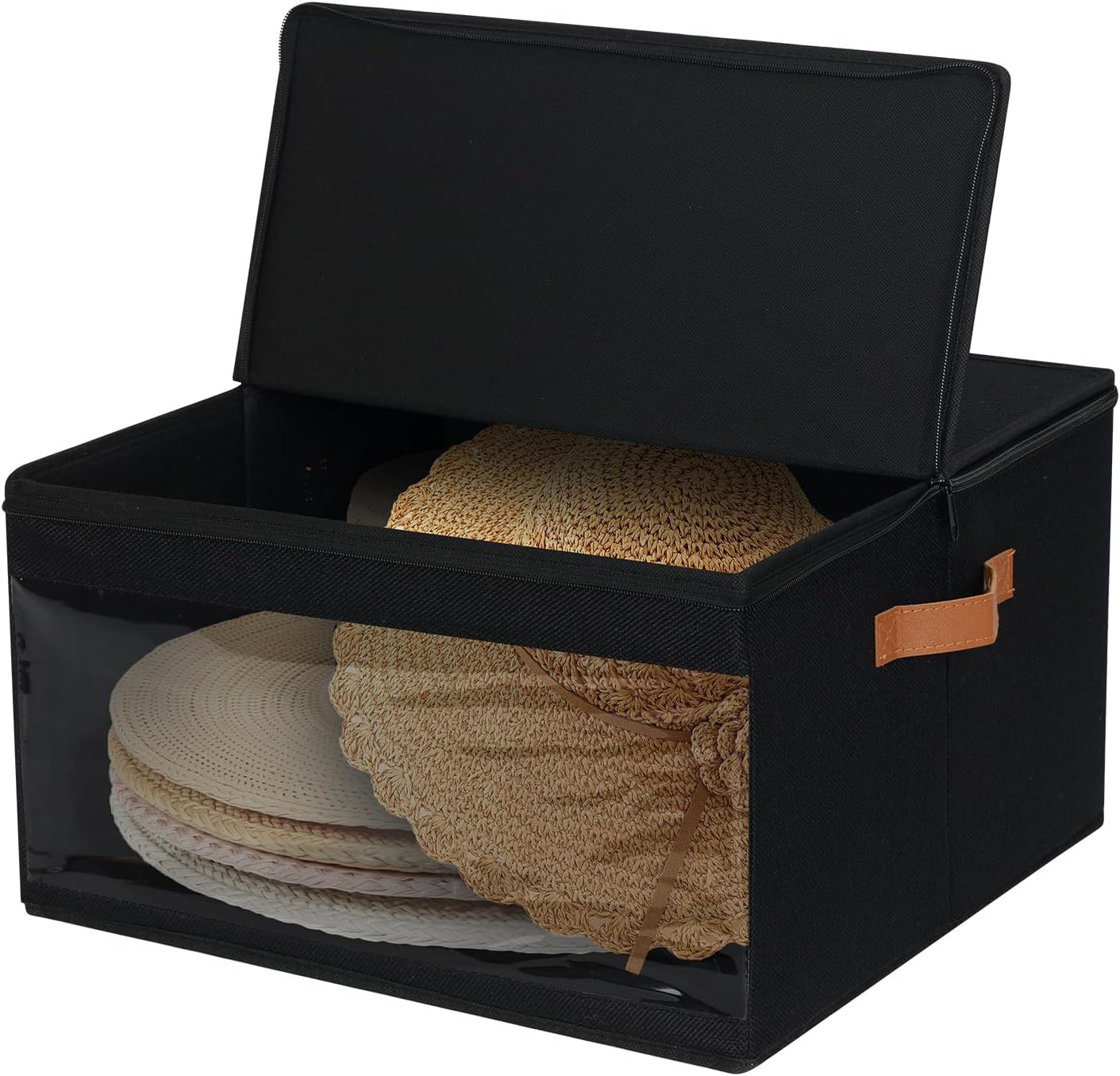 Caja almacenamiento sombreros vaquero organiz. apilable
