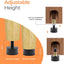 Nivelador de muebles ajustable de goma 5/16 pack 16