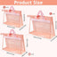 15 Bolsas Antipolvo para Bolsos Rosa con Asa 3 Tamaños