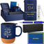 6 Pzas Taza Corcho Cuero Marcador Religioso Azul