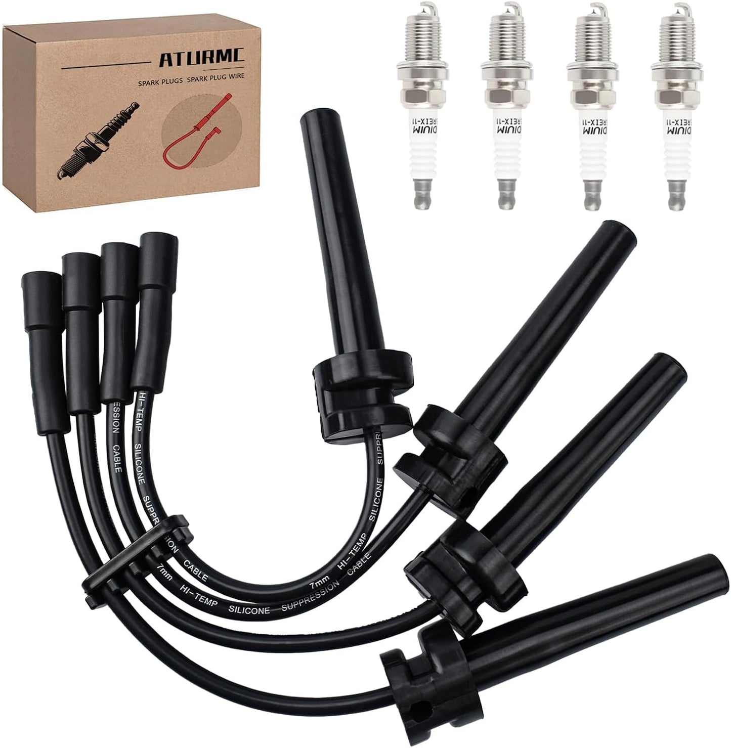 Set 4 cables bujía comp Dodge SX 2.0 03-09