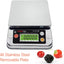 Báscula cocina acero inox 12lb LCD retroiluminación
