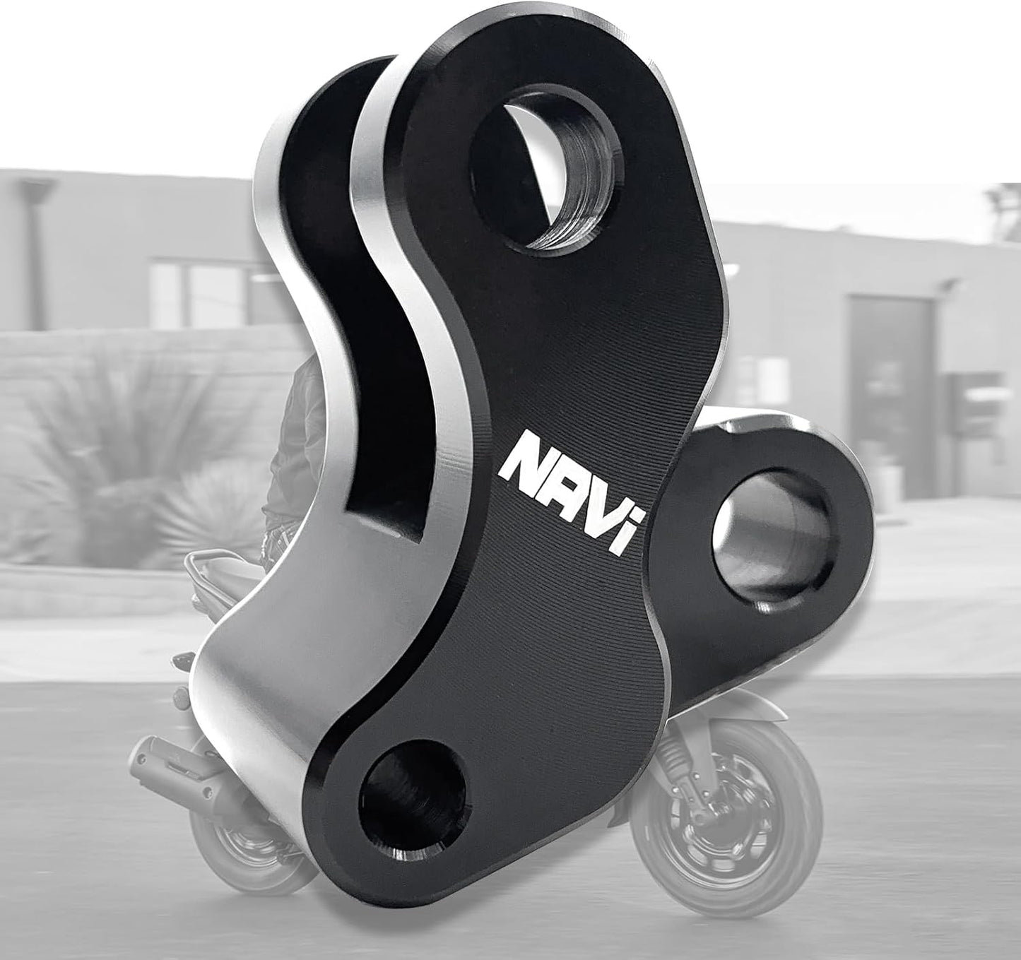 Kit reducción amortiguador trasero Honda Navi aluminio 1"