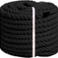 Cuerda algodón trenzada 3 hebras 3/4" 30.5m negra
