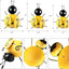 6 Pzas Decoración Valla Metal Exteriores Escultura Hierro 3D