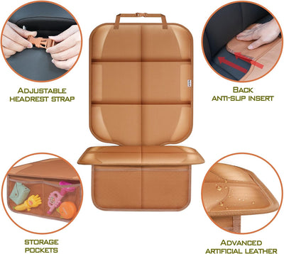 Protector asiento coche silla infantil tela 600D