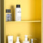 Nicho ducha acero inox 14x24" dorado con estante 2 niveles