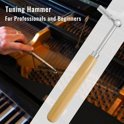 Kit 6 Pzas Afinación Piano Herramientas Profesionales