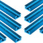 8 Pzas Pista T Carpintería 48pulg Azul Aluminio