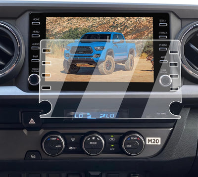 Protector pantalla vidrio templado 8" Toyota Tacoma 2020-23
