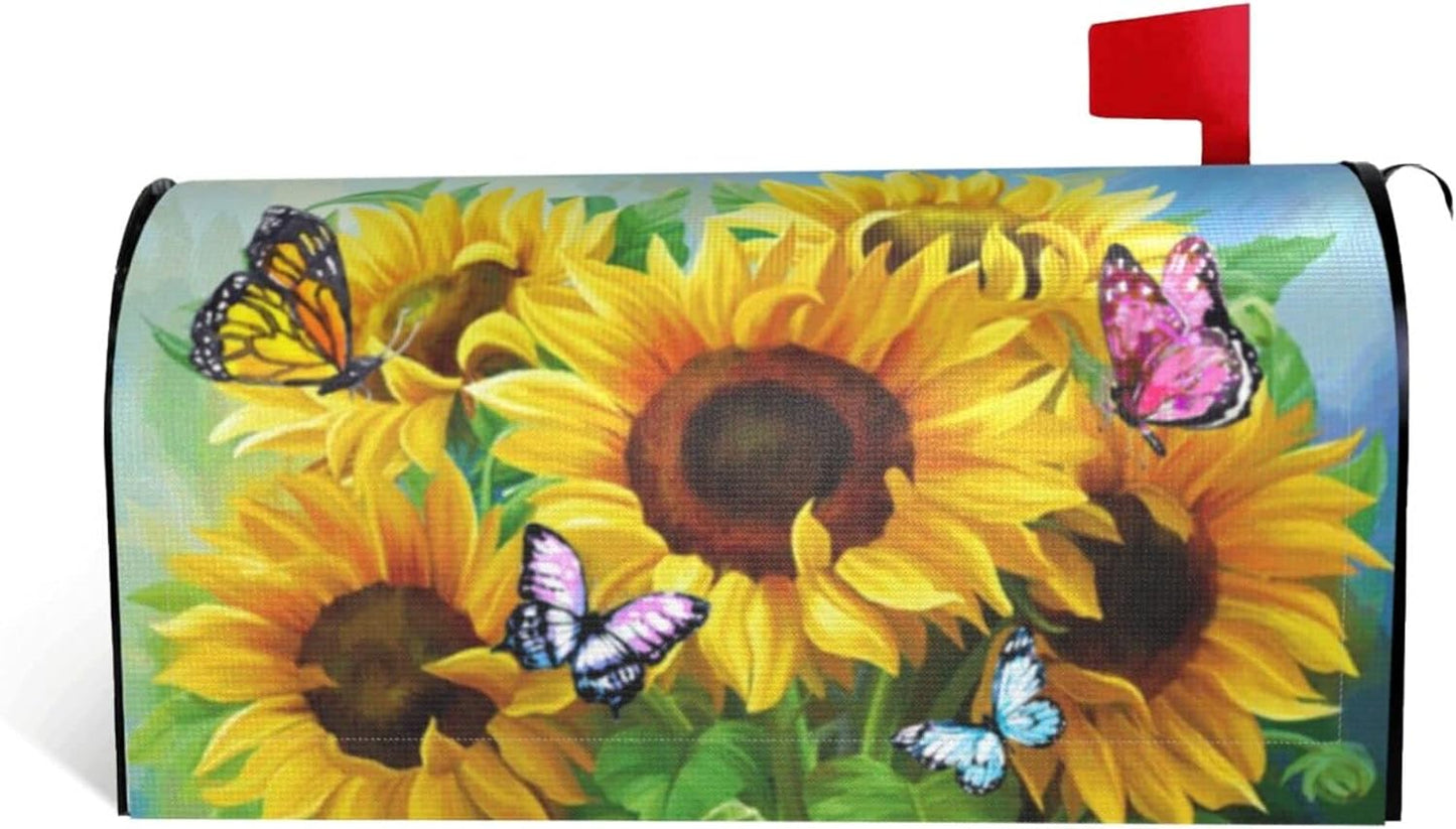 Fundas magnéticas buzón decoración verano cubiertas florales