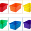12 Contenedores Plástico Regreso Escuela 11.61x7.68x4.92"