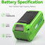 2 Baterías Repuesto 7500mAh para GreenWorks 40V G-MAX 20642