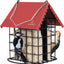 Comedero doble sebo pájaros metal resistente colgar