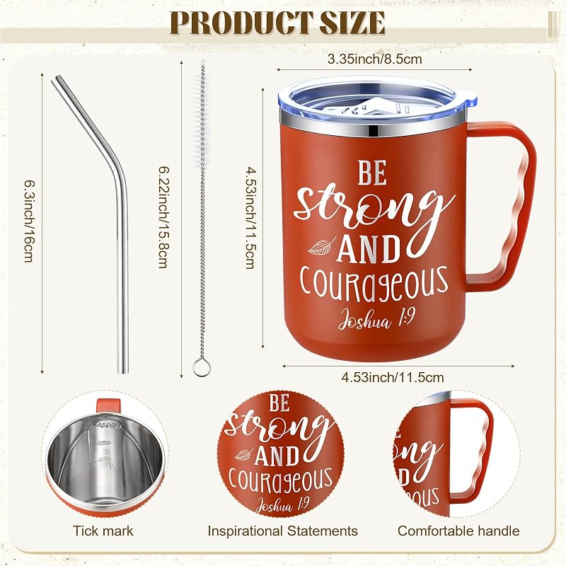 18 Pzas Tazas Café Navidad con Tapa Pajita 6 Vasos Térmicos