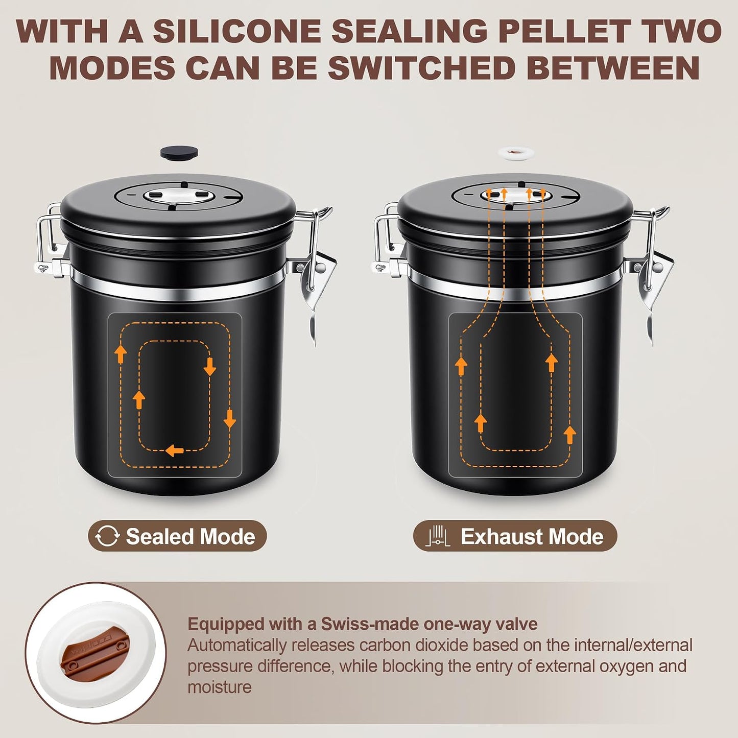 Contenedor café acero inox 22oz con cuchara y rastreador fecha